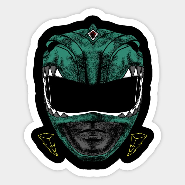 power ranger green strom Sticker by sunflow